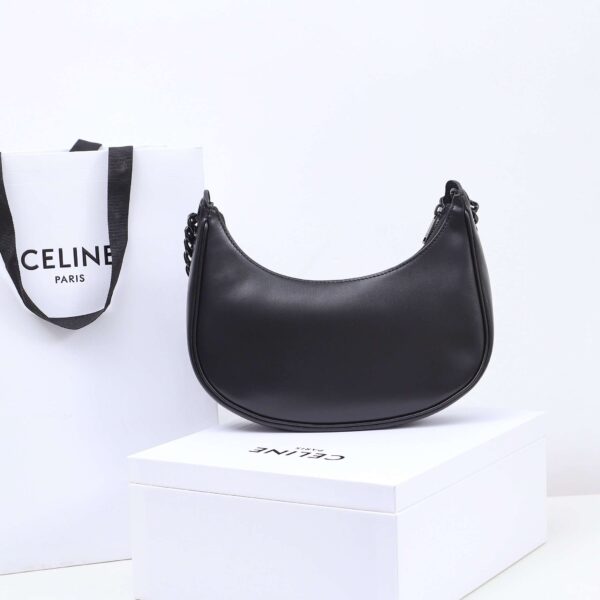 1:1 Replica Celine Ava Bag In Smooth Black For Women 9.8in/25cm