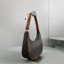 1:1 Replica Celine Ava Bag In Triomphe Canvas Brown For Women 9in/23.5cm 193952BZJ.04LU