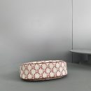 1:1 Replica Celine Ava Bag In Triomphe Canvas White/Red For Women 9in/23.5cm