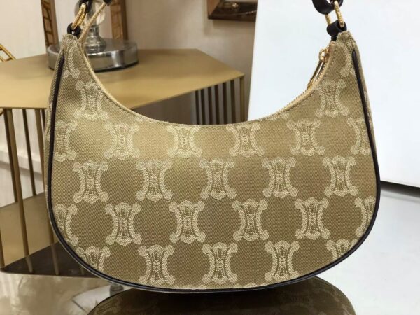 1:1 Replica Celine Ava Bag In Triomphe Canvas XL Beige For Women 9in/23cm