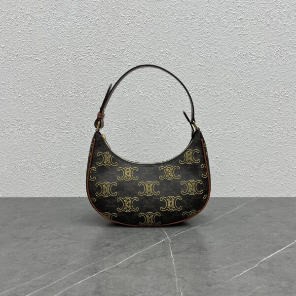 1:1 Replica Celine Ava Bag In Triomphe Canvas Xl Brown For Women 9in/23.5cm
