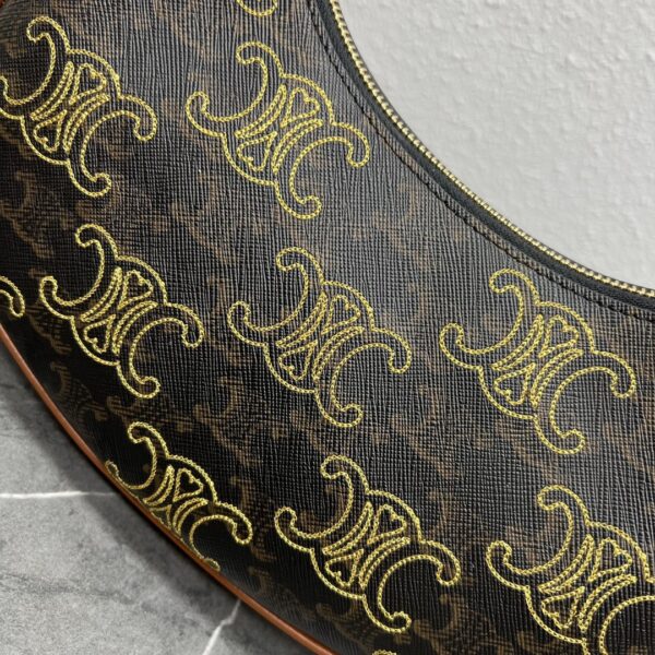 1:1 Replica Celine Ava Bag In Triomphe Canvas Xl Brown For Women 9in/23.5cm