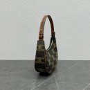 1:1 Replica Celine Ava Bag In Triomphe Canvas Xl Brown For Women 9in/23.5cm