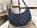 1:1 Replica Celine Ava Bag In Triomphe Canvas XL Denim For Women 9in/23cm