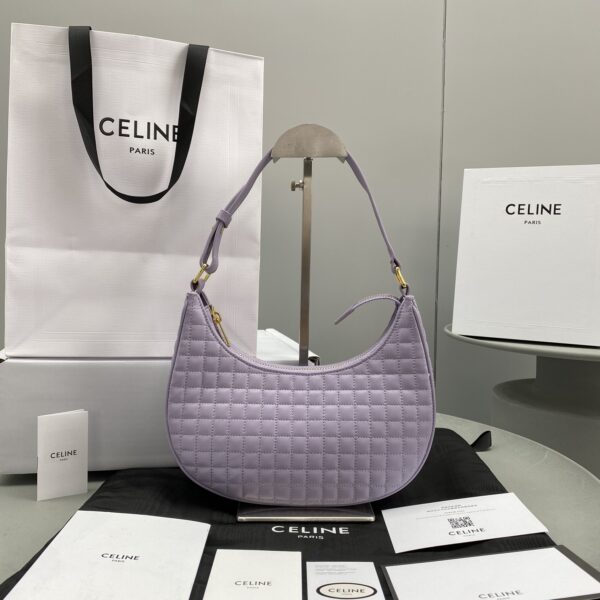 1:1 Replica Celine Ava Bag Violet For Women 9in/23.5cm