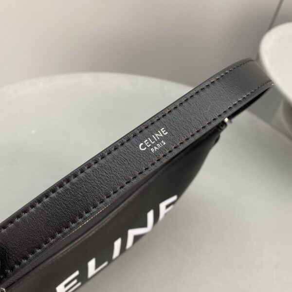 1:1 Replica Celine Ava Bag With Celine Print Black For Women 9in/23.5cm