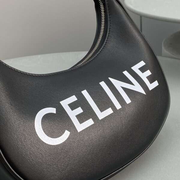 1:1 Replica Celine Ava Bag With Celine Print Black For Women 9in/23.5cm