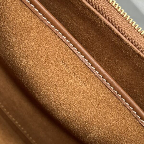 1:1 Replica Celine Ava Bag With Triomphe Embroidery Tan For Women 9in/23cm 193953EFS.04LU