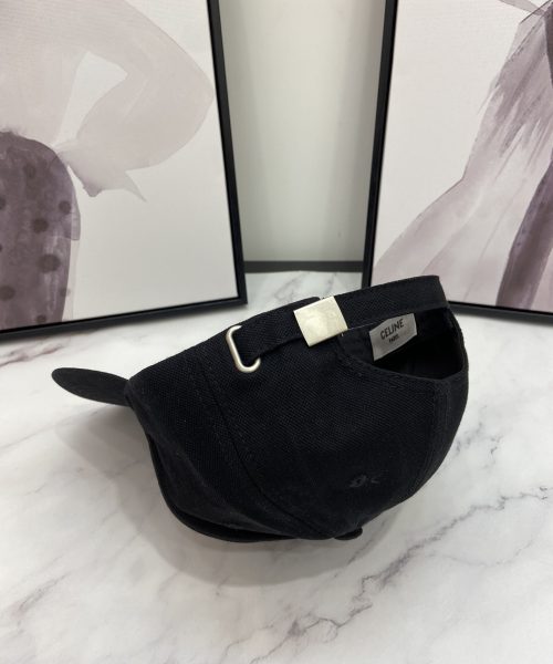 Celine Baseball Cap Black Celine Cap