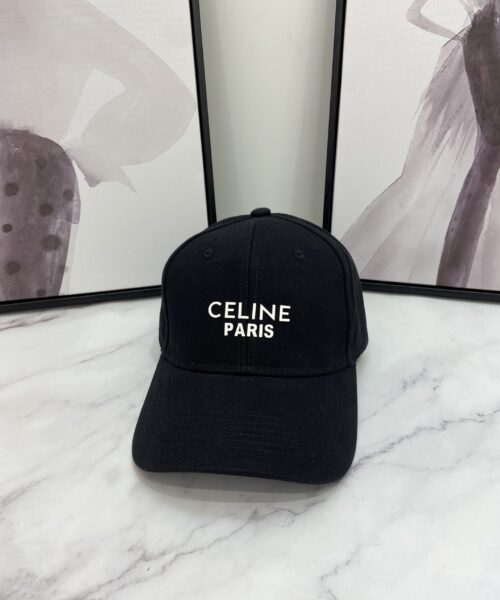 Celine Baseball Cap Black Celine Cap