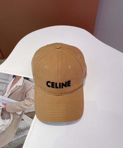 Celine Baseball Cap Brown Celine Cap