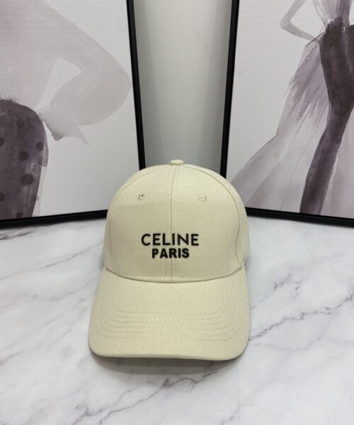 Celine Baseball Cap Cream Celine Cap