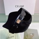 Celine Baseball Cap In Cotton Black
