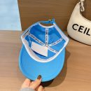 Celine Baseball Cap In Cotton Blue