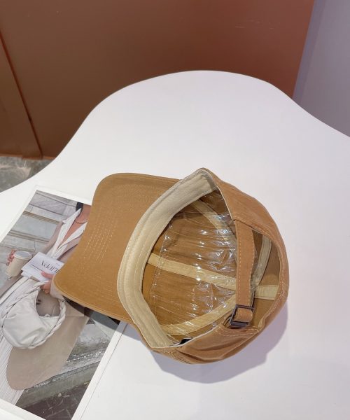Celine Baseball Cap In Cotton Brown
