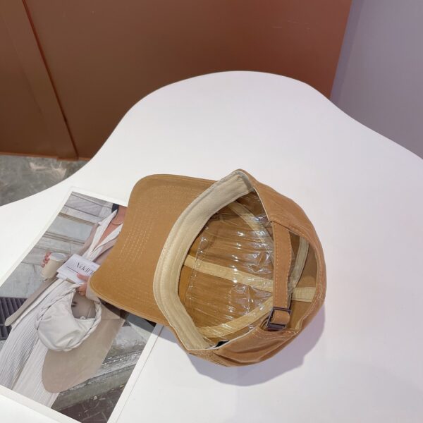 Celine Baseball Cap In Cotton Brown
