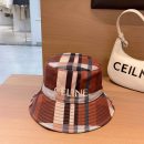 Celine Baseball Cap In Cotton Brown