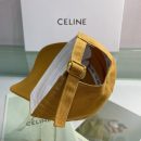 Celine Baseball Cap In Cotton Brown