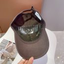 Celine Baseball Cap In Cotton Dark Grey