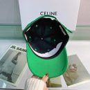 Celine Baseball Cap In Cotton Green