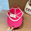 Celine Baseball Cap In Cotton Pink