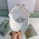 Celine Baseball Cap In Cotton White