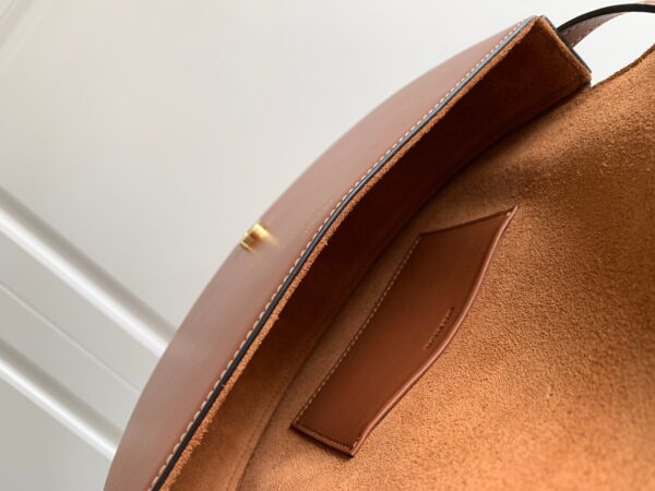 1:1 Replica Celine Besace Cuir Triomphe Bag Brown For Women 9in/23cm 111233DU3.04LU