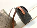 1:1 Replica Celine Besace In Triomphe Canvas Bag Brown For Women 9in/23cm