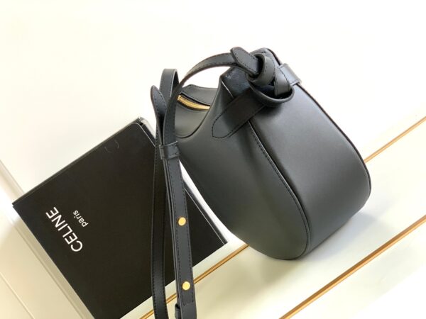 1:1 Replica Celine Besace Noeuds Francais Bag Black For Women 10in/25cm