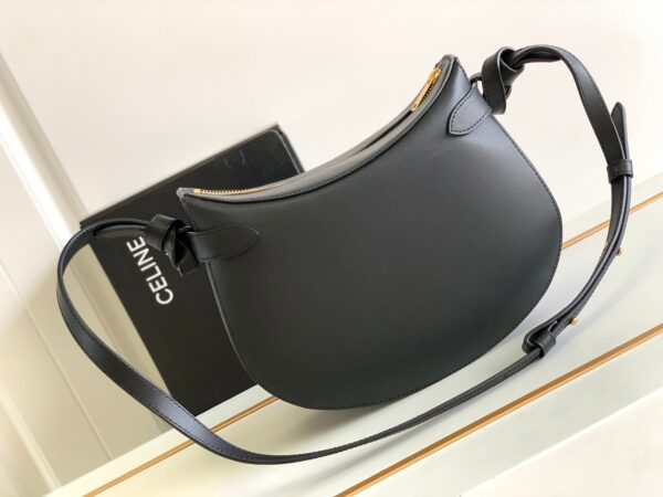 1:1 Replica Celine Besace Noeuds Francais Bag Black For Women 10in/25cm