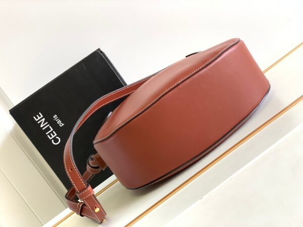 1:1 Replica Celine Besace Noeuds Francais Bag Brown For Women 10in/25cm 199823EI5.19TK