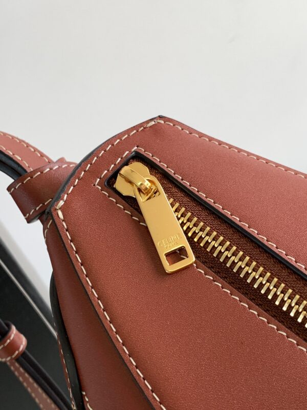 1:1 Replica Celine Besace Noeuds Francais Bag Brown For Women 10in/25cm 199823EI5.19TK