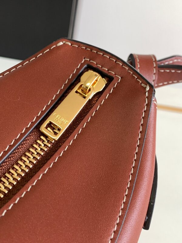 1:1 Replica Celine Besace Noeuds Francais Bag Brown For Women 10in/25cm 199823EI5.19TK