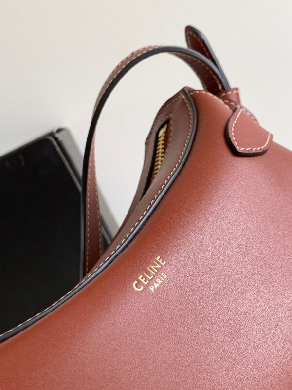 1:1 Replica Celine Besace Noeuds Francais Bag Brown For Women 10in/25cm 199823EI5.19TK