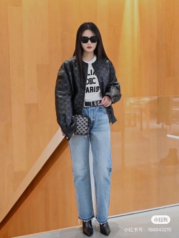 Celine Bomber Jacket Black For Women