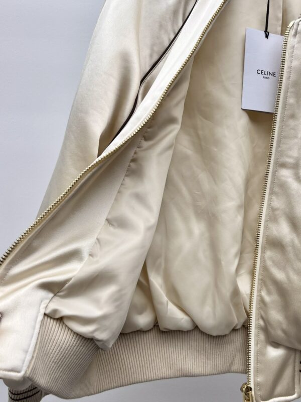 Celine Bomber Jacket Cream For Women