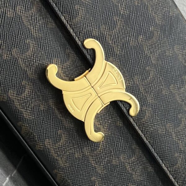 1:1 Replica Celine Box Triomphe In Triomphe Canvas Tan For Women 9in/22cm 199992CUZ.04LU