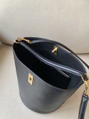 1:1 Replica Celine Bucket 16 Bag Black For Women 10in/25cm 195573CR4.38NO
