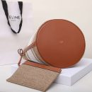 1:1 Replica Celine Bucket 16 Bag In Striped Textile Beige For Women 9.8in/25cm