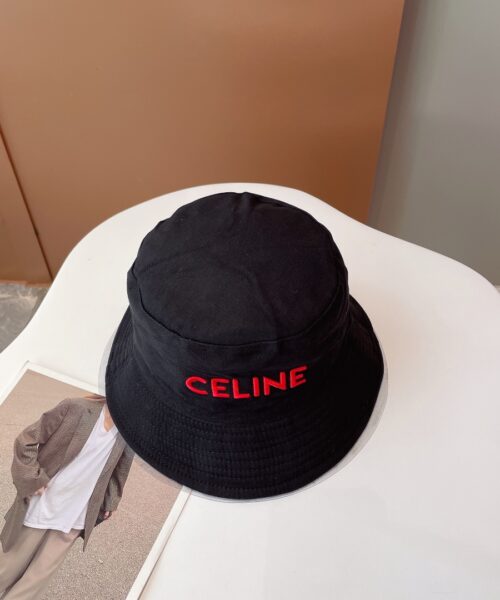 Celine Bucket Hat Black Celine Hat