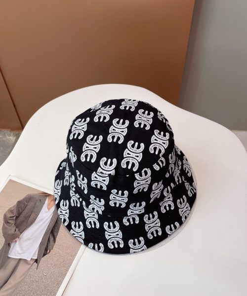 Celine Bucket Hat Black Celine Hat
