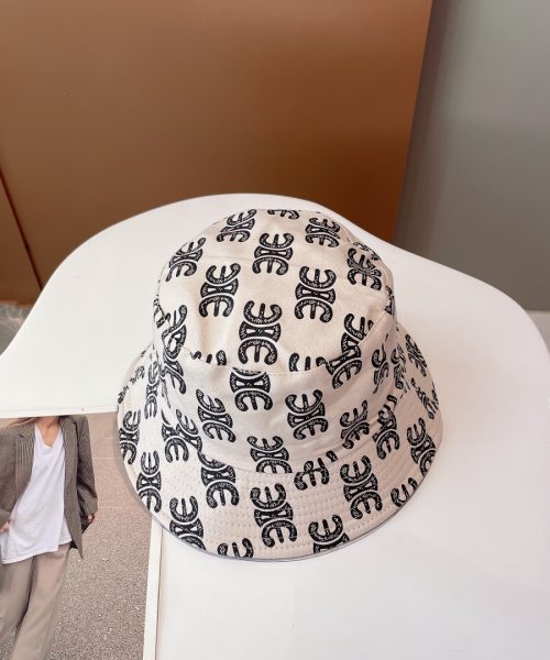 Celine Bucket Hat White Celine Hat