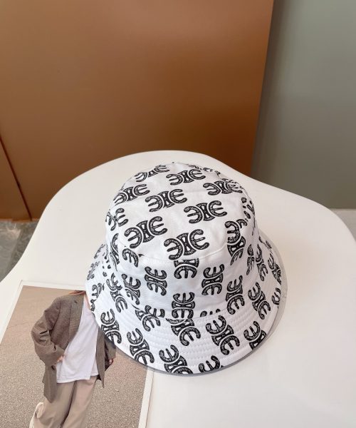 Celine Bucket Hat White Celine Hat