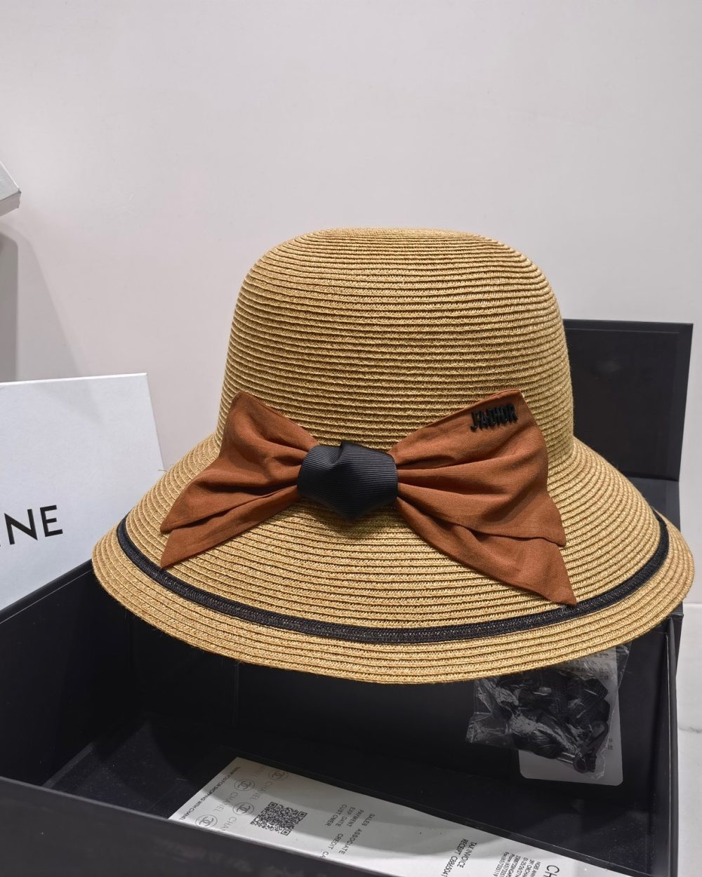 Celine Bucket Summer Hat Brown Celine Hat