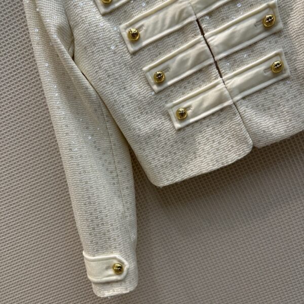 Celine Button Jacket Cream For Women