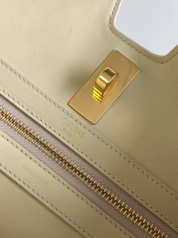 1:1 Replica Celine Cabas 16 In Smooth White For Women 37cm / 15in 112583EZU.01HI