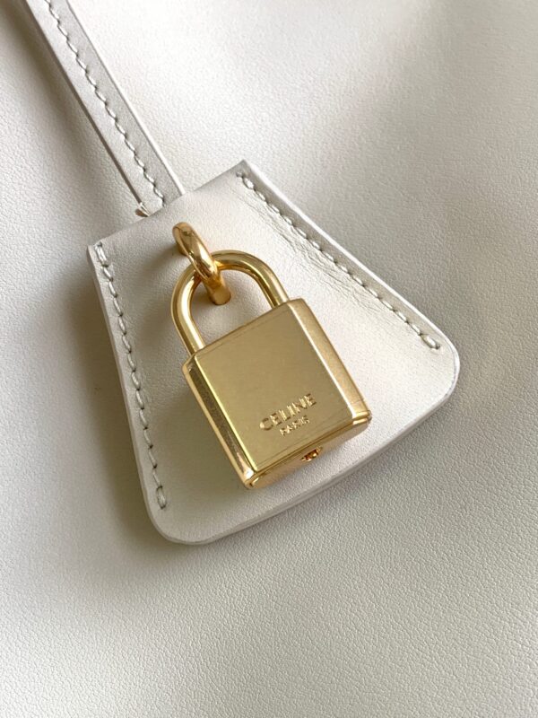 1:1 Replica Celine Cabas 16 In Smooth White For Women 37cm / 15in 112583EZU.01HI