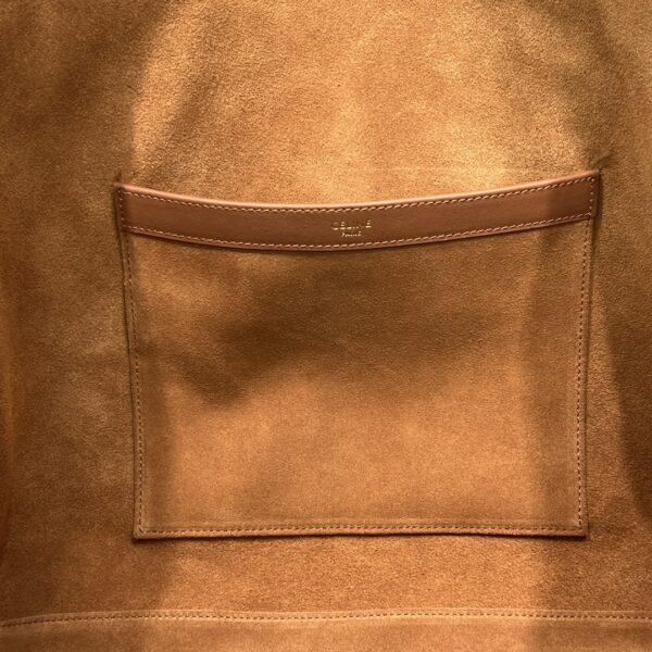 1:1 Replica Celine Cabas Drawstring Cuir Triomphe Tan For Women 17in/44cm 199973DU3.04LU