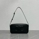 1:1 Replica Celine Camera Shoulder Bag Cuir Triomphe Black For Women 10in/26cm