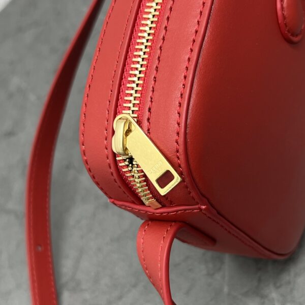 1:1 Replica Celine Camera Shoulder Bag Cuir Triomphe Red For Women 10in/26cm